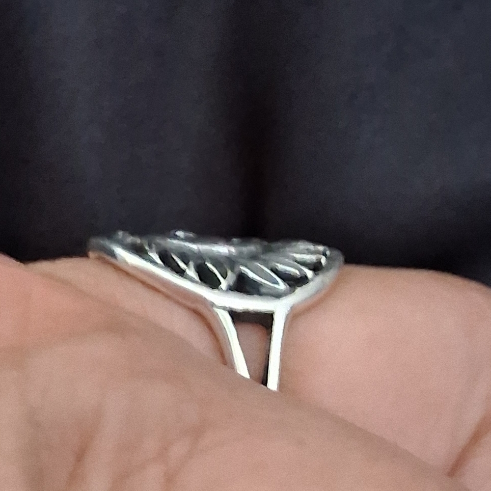 CELESTIAL MOON AND SUN RING 925 STERLING SILVER SIZE 9 1/4 - Picture 3 of 5